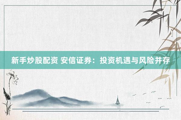 新手炒股配资 安信证券：投资机遇与风险并存